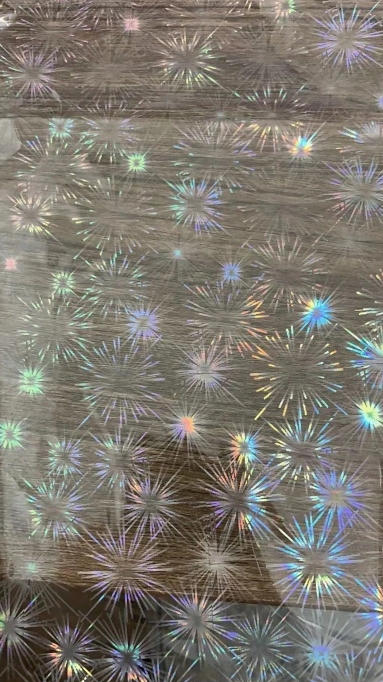 Eco-Friendly Dynamic Snowflake Laser Film