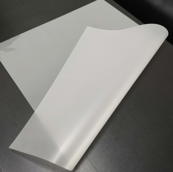 Satin finish thermal film