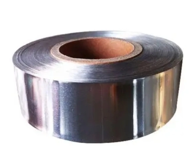 Narrow width metalized composite film coil
